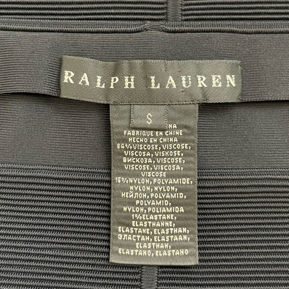 Ralph Lauren Black Label Ribbed Skirt Size S Has Stretch Thick Material - Picture 5 of 6